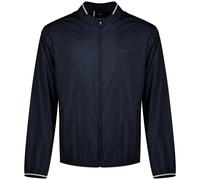 BOSS Veste zippée en tissu déperlant avec logo - Style OW_TOC Game, 50561397 Bleu foncé L