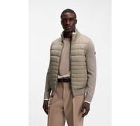 BOSS Veste zippée avec devant matelassé - Style H-Facente, 50570636 Brun chiné XXXL