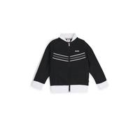 BOSS Veste zippée en coton mélangé avec finitions chevrons pour enfant - Style J51125/09B10A, J51125 Noir 114