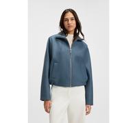 BOSS Veste zippée en laine vierge bouillie - Style Cundalini, 50543194 bleu clair 44