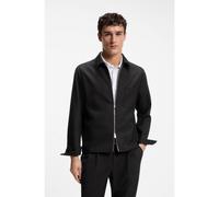 BOSS Veste zippée en laine vierge - Style C-Carper-Zip-253, 50569355 Noir 94