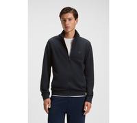 BOSS Veste zippée en molleton de coton avec badge logoté - Style Zestart, 50511709 Bleu foncé XXL