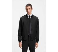 BOSS Veste zippée en sergé de laine vierge - Style H-Hanry-BMB-B1, 50474269 Noir 50