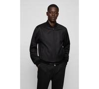 BOSS Veste zippée en sergé de laine vierge - Style H-Hanry-BMB-B1, 50474269 Noir 94