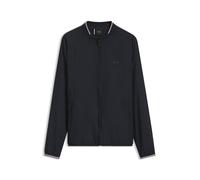 BOSS Veste zippée en tissu déperlant avec logo - Style OW_TOC Game, 50561397 Bleu foncé M