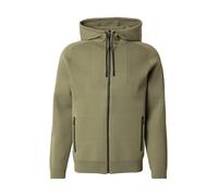 BOSS Sweat à capuche zippé Regular à rayures jacquard - Style KN_Active Push HD, 50553760 Olive XXL