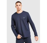 BOSS Waffle Long Sleeve T-Shirt - Bleu M
