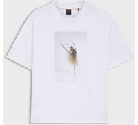 BOSS White Ballerina Graphic Oversize T-Shirt