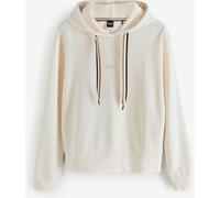 BOSS Sweat à capuche avec logo et cordons à rayures emblématiques - Style CP Stripe_Hoodie, 50524760 Naturel XXL