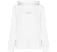Boss Women's Edelight Hoodie, Clean Lines, Minimalist Design Blanc 100 10 (M) Female