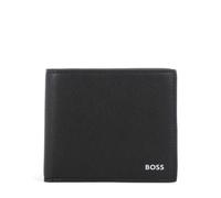 BOSS Zair Portefeuille noir, cuir recyclé, homme