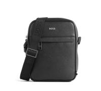 BOSS Hommes Zair NS zip Sac reporter à rayures emblématiques et détail logoté