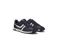 BOSS Baskets basses avec finitions en similicuir - Style Zayn_Tenn_bnymi, 50568479 Bleu foncé 44