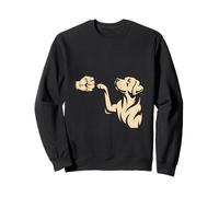 Bosse de Poing pour Amoureux des Chiens Sweatshirt