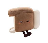 BOSSETY Peluche Machine à Café Créative, Coussin Décoratif Mignon, Jouet en Peluche Doux pour Canapé, Bureau, Cadeau Original pour Amateurs de Café (Coffee)