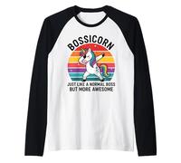 Bossicorn, comme Un Patron Normal, mais Plus génial Manche Raglan