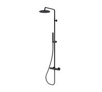 Ensemble mitigeur colonne de douche 230mm noir mat BLACK & WHITE - BOSSINI L10093073