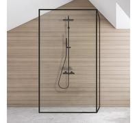 Kit colonne de douche monocommande noir Cosmo - Bossini L10174073