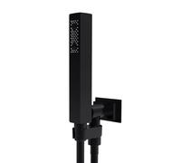 Bossini Cube Set de douche avec raccord mural coudé et support, 1 jet, C13020C00073004,