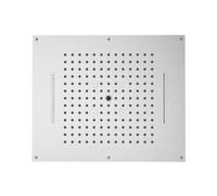 Plafond de douche 4 jets et flexible acier brossé Dream - BOSSINI H389280075