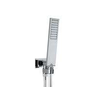 Bossini Flat One Set de douche avec raccord mural coudé et support, 1 jet, C13011C00030004,