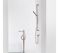Bossini Inox Set de douche avec barre, 1 jet, IND002P00075005,