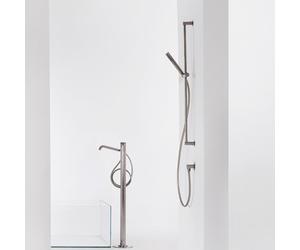 Bossini Inox Set de douche avec barre, 1 jet, IND002P00075005,