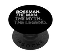 Bossman The Man Myth Legend PopSockets PopGrip Adhésif