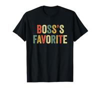 Boss's Favorite Boss Fave Funny Employee Job Office Cabine T-Shirt Graphique avec Valeur