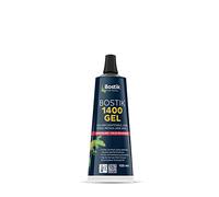 Bostik 1400 Colle Contact Gel Multi-Usages - Colle néoprène - Prise Immédiate Puissante - Durcisseur Incorporé - Couleur : Ambré - Tube de 125ml