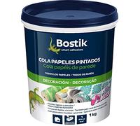 Bostik 30608320 - Colle pour tapissier (1 kg) couleur rose