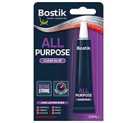 Bostik Adhésif tout usage, colle transparente pour petites réparations domestiques, adhérence durable, ultra solide et prise rapide, 20 ml