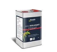 Bostik AGOSOLVANT Diluant et Nettoyant de Colles - Dégraissage des Surfaces à Encoller - Formule sans Acétone - Incolore - Bidon de 5L