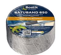 Bande d'étanchéité autocollante - bitume - caoutchouc - largeur 100 mm - gris - BATUBAND 650 BOSTIK