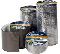 Bostik Batuband 650 - Bande d’Étanchéité Autocollante À Froid - Couverture, Façade, Vitrage, Maçonnerie, Industrie - 1 Rouleau - Gris - Longueur 10 m, Largeur : 22.5 cm, Épaisseur : 0,8 mm