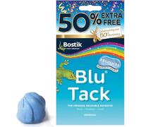 Bostik Blu Tack 30615681 Mastic réutilisable Bleu Taille pratique 50%