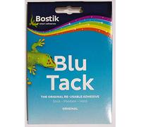 Bostik Blu-Tack Lot de 2 colles en pâte authentique bleue non toxique, 60 g, réf 801103