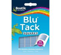 Bostik Blu Tack Squares, adhésif réutilisable multifonction, propre, sûr et facile à utiliser, non toxique, 45 g