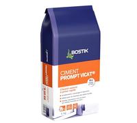 Bostik Ciment Prompt Vicat - Sac de 5Kg | Mortier de Finition - Scellement - Colmatage et Réparation - Sol Et Mur - Intérieur & Extérieur - Beige