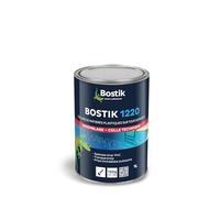 Bostik - Colle Contact Nitrile Liquide 1220 - Multi-Usages - Idéale Pour Liner PVC - Transparente - Pot de 1L