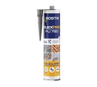 Bostik Colle Flexpro PU 790 Gris Anthracite Ral 7016 - Mastic Colle et Jointe Multi-Usages - Tous Matériaux - Intérieur/Extérieur et Milieux Humides - Formule Polyuréthane Haute Performance - 300 ml