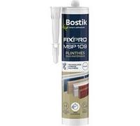 Bostik FIXPRO - Mastic Plinthes Tous Matériaux MSP 109 - Colle de Fixation Plinthes - Intérieur/Extérieur - Mastic Hybride Polymère - Prise Immédiate - Blanc - Cartouche 290 ml