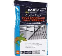 Bostik Colle carrelage Tous Carreaux sans poussière Poudre 5 kg Gris Intérieur/Extérieur