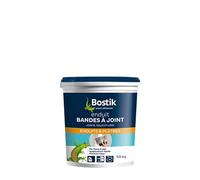 Bostik Enduit Bandes à Joint en pâte, Jointe Lisse et Colle, Prêt à l'Emploi, Application Facile, Blanc, Pot de 1.5 kg