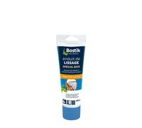 Bostik - Enduit de Lissage Bois En Pâte - Prêt à l'Emploi - Application Facile - Usage Intérieur - Tube de 330g - Blanc