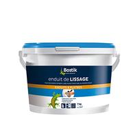 Bostik Enduit de Lissage en Pâte, Prêt à l'Emploi, Application Facile, Usage Intérieur, Seau de 7 kg, Blanc