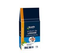 Bostik Enduit de Lissage Poudre, Lisse et Masque jusqu'à 2mm, Facile à Poncer, Tous Supports, Usage Intérieur, Blanc, Sac de 5 kg
