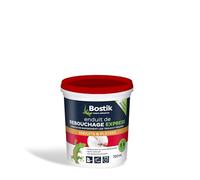 Bostik Enduit de Rebouchage Rebouche Tout Express - Rebouche jusqu'à 5 cm Sans Retrait - Intérieur et Extérieur - Séchage Rapide - Pâte Prête à l'Emploi - Blanc - Pôt de 700 ml