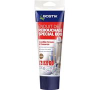 Bostik Enduit de rebouchage bois – Pâte à bois extérieur et intérieur, prêt à l'emploi 330 g Chêne