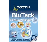 Bostik findley Blu-tack Lot de de mastic adhésif 57 g 1689 | Mastic adhésif - Mélable et réutilisable - Fixation de tous types d'objets - Nettoie - Sûr et facile à utiliser